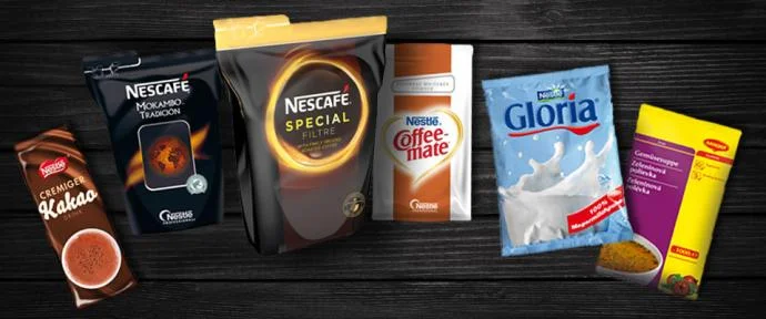 Nescafe Kaffeprodukte und Nestle Produkte