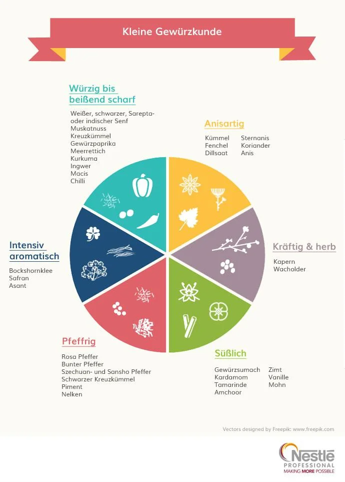 kleine gewuerzkunde infografik