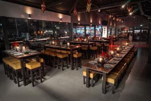 Italienische Kueche Blick in Richtung Kueche