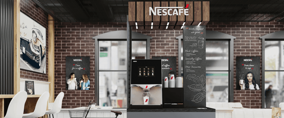 Nescafe Coffee Corner Cabecera