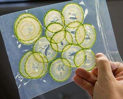 Gurke im Sous Vide Beutel