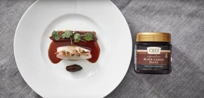 CHEF Signature schwarzer Knoblauch mit Steak