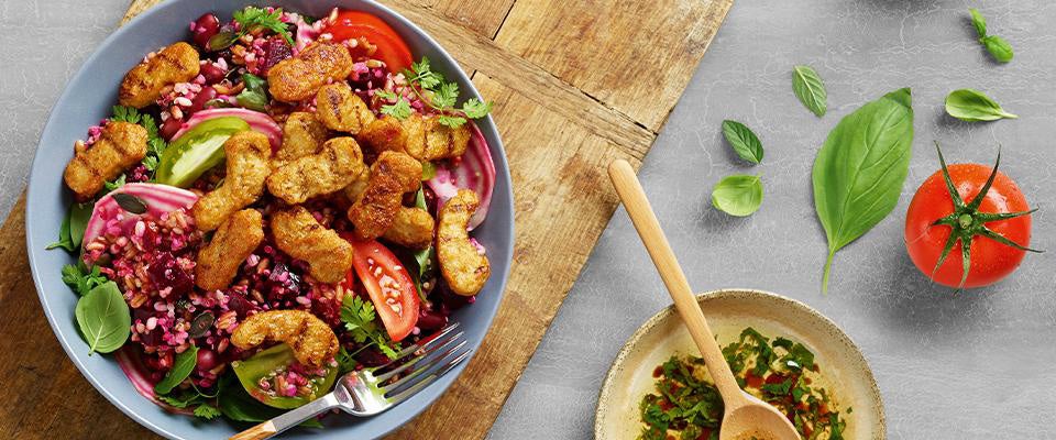 Veganuary frischer Salat