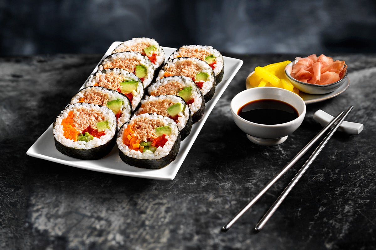 Fischersatz, Sushi, Veganer Fisch