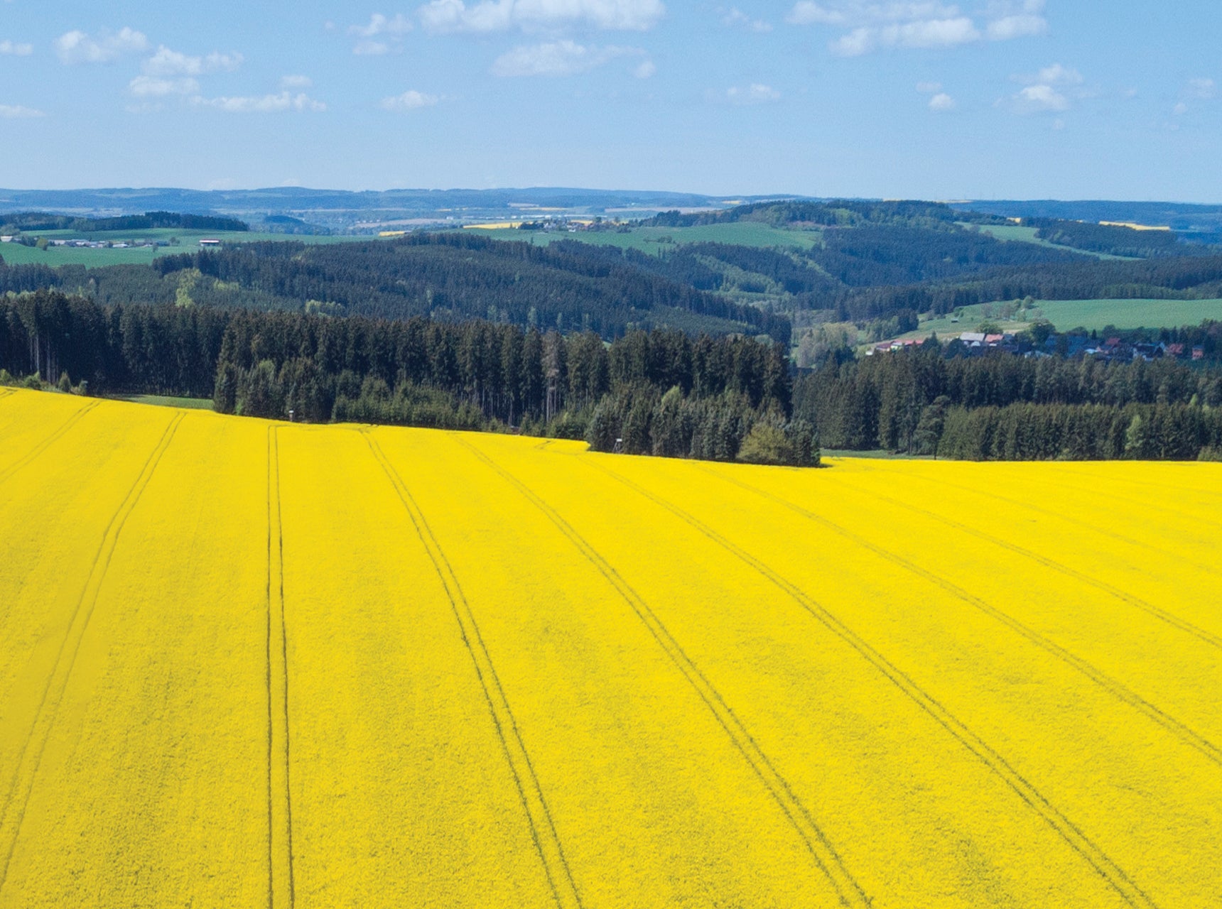 Feld Himmel Klimawandel