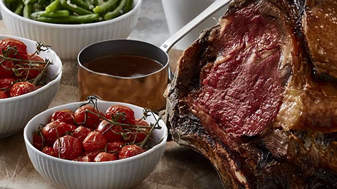 Roastbeef mit Rotwein