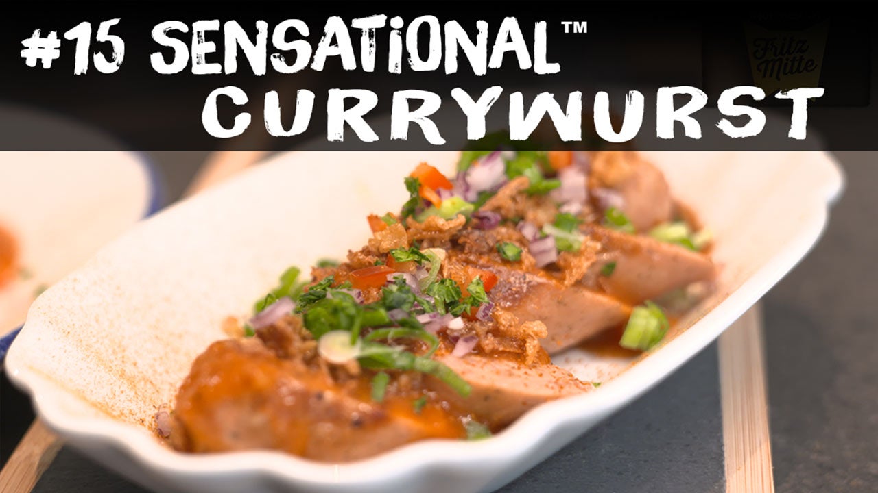 Sensationelle Currywurst mit feuriger Kokos-Mangosauce veganes Rezept