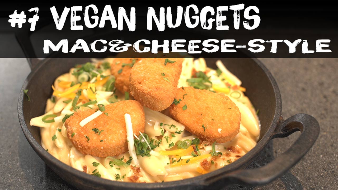 Mac &amp; Cheese mit Loaded Nuggets veganes Rezept