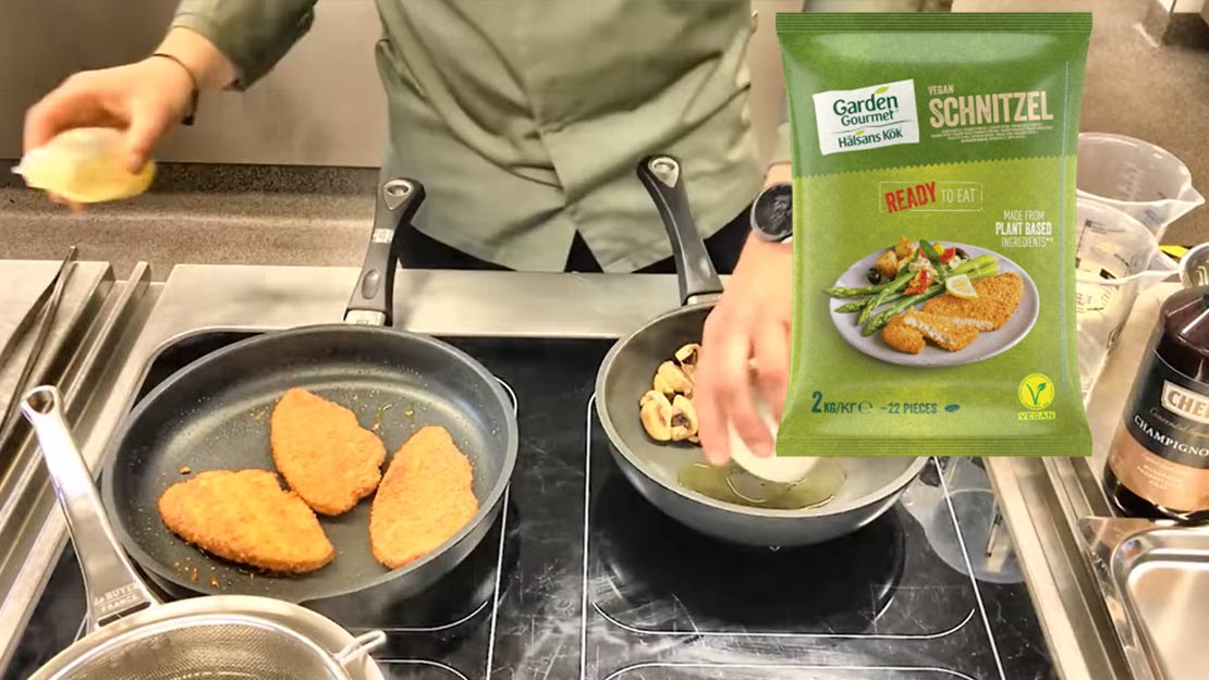 GARDEN GOURMET® Veganes Schnitzel "Zürcher Art" Video