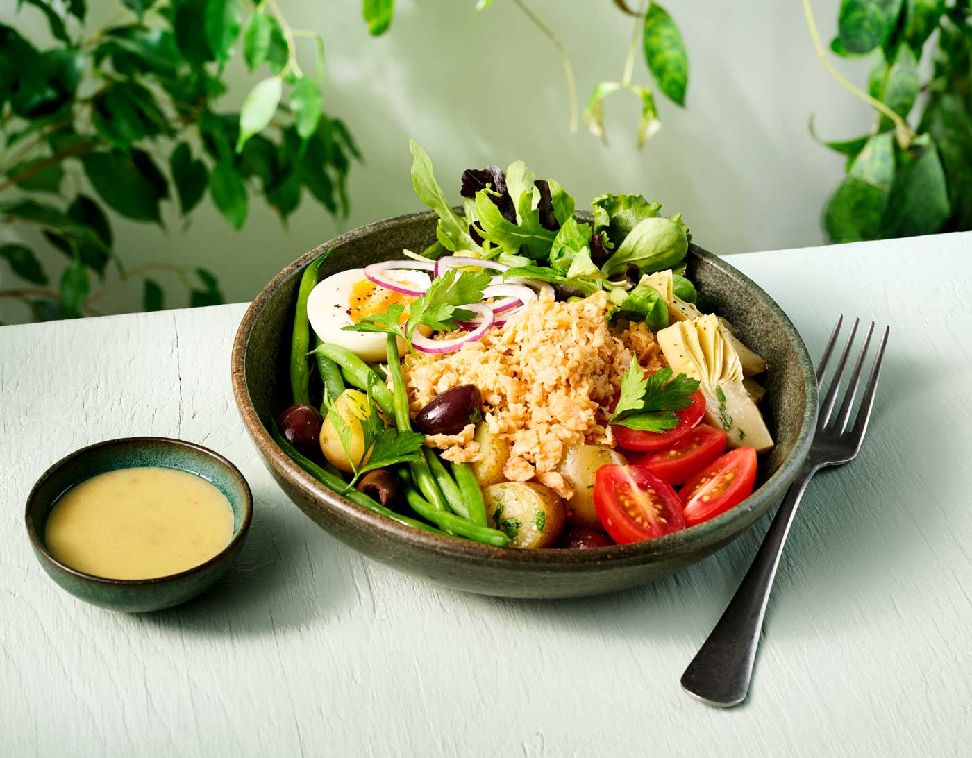Nicoise Salad mit Garden Gourmet Vuna