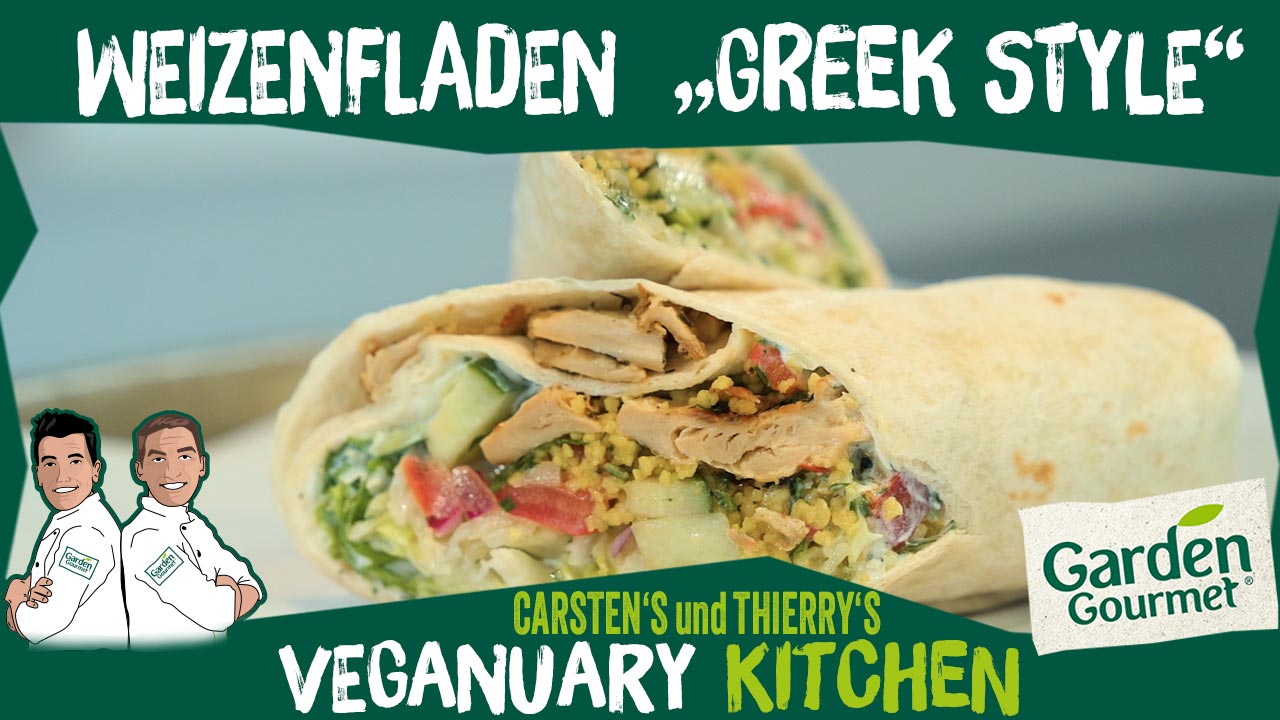 Weizenfladen Greek Style