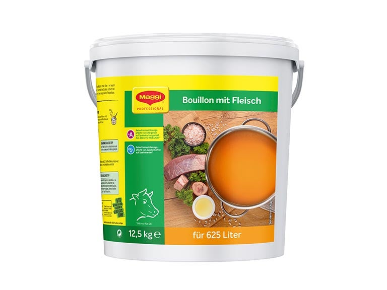 Maggi Bouillon mit Fleisch