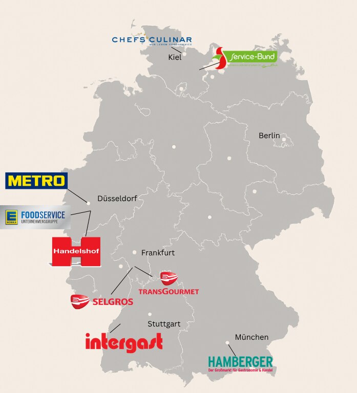 Handelspartner DE Karte