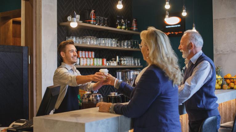 Degustation von Kaffee