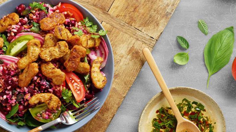 Veganuary frischer Salat