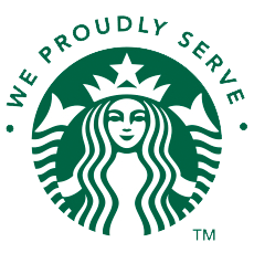 We Proudly Serve Starbucks