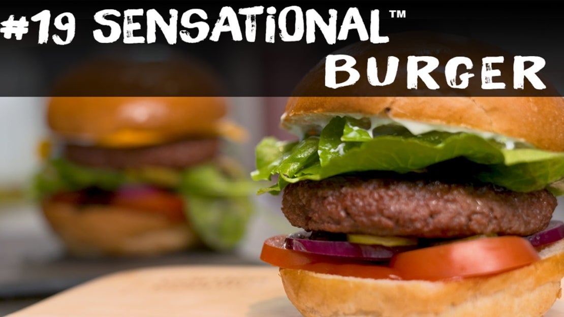 Sensational Burger im BBQ Style veganes Rezept