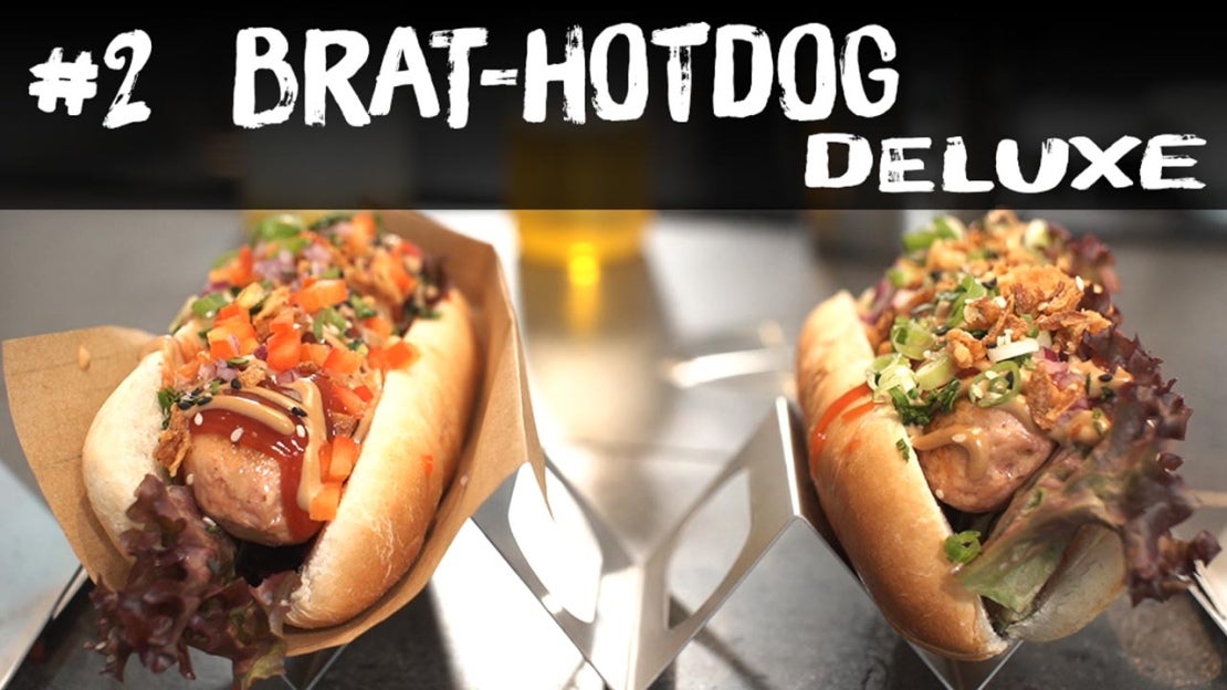 Brat-Hotdog Deluxe veganes Rezept