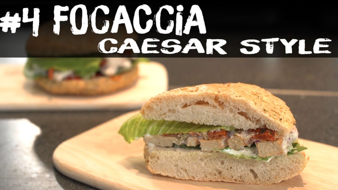 Focaccia "Caesar’s Style"  veganes Rezept