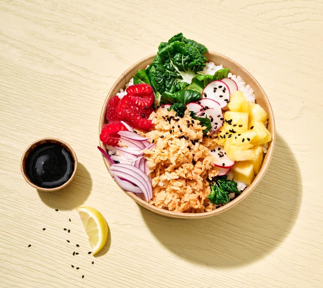 Aloha Poke Bowl mit Garden Gourmet Vuna