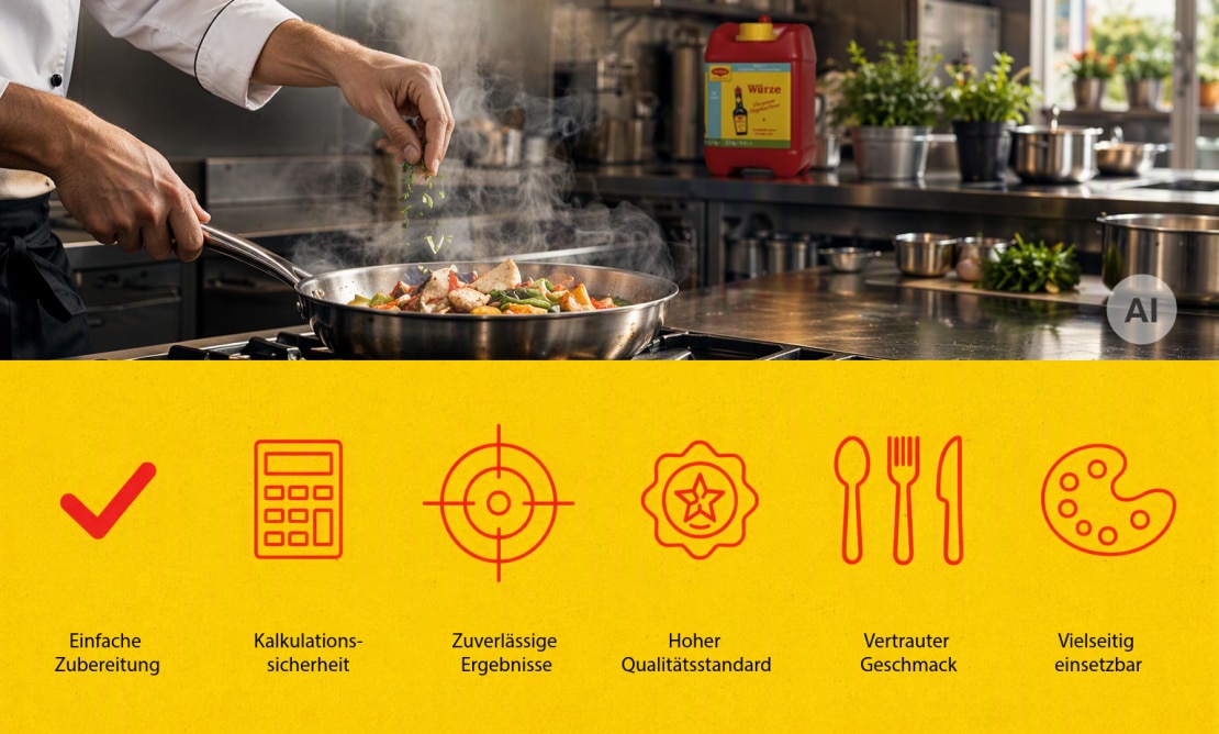 MAGGI Vorteile Icons