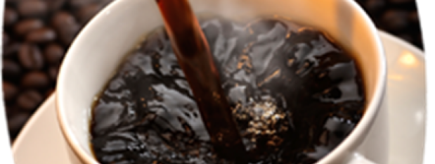 Kaffeetasse mit schwarzen Kaffee