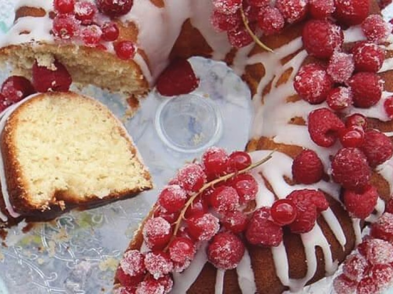 Kuchen aus Sandmasse
