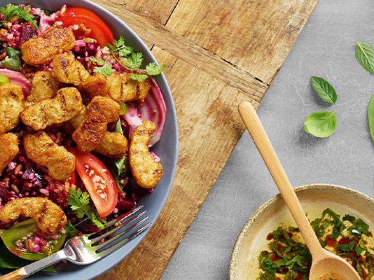 Veganuary frischer Salat