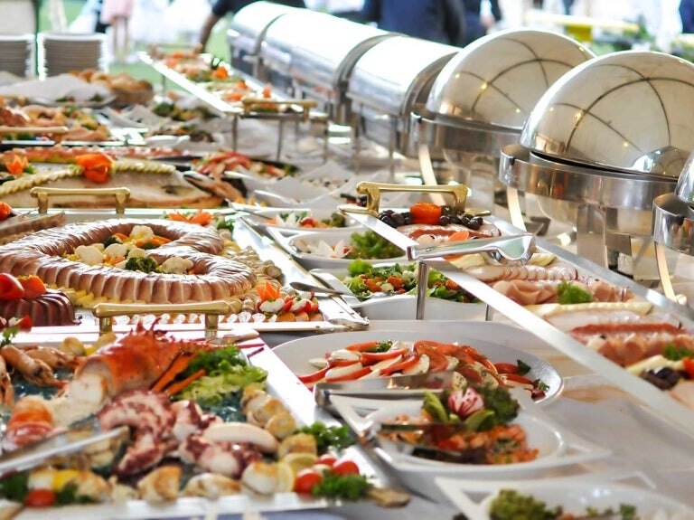 Catering food