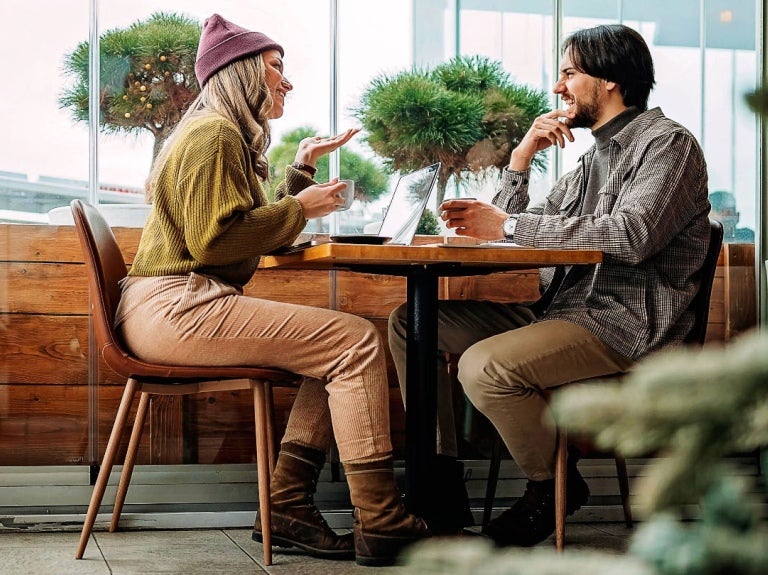 Mit Gästen über Essen sprechen