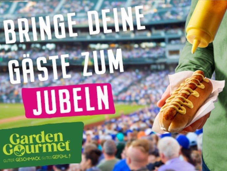 Garden Gourmet Keyvisual Stadion