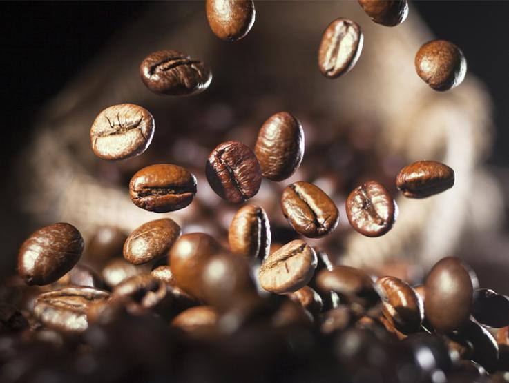 Ganze Kaffeebohnen