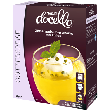 DOCELLO Götterspeise Typ Ananas