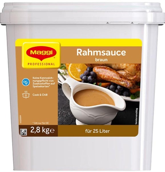 Maggi Rahmsauce braun