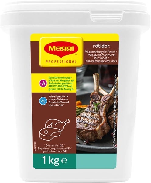 MAGGI Rôtidor Würzmischung für Fleisch o.k.A. 1 kg
