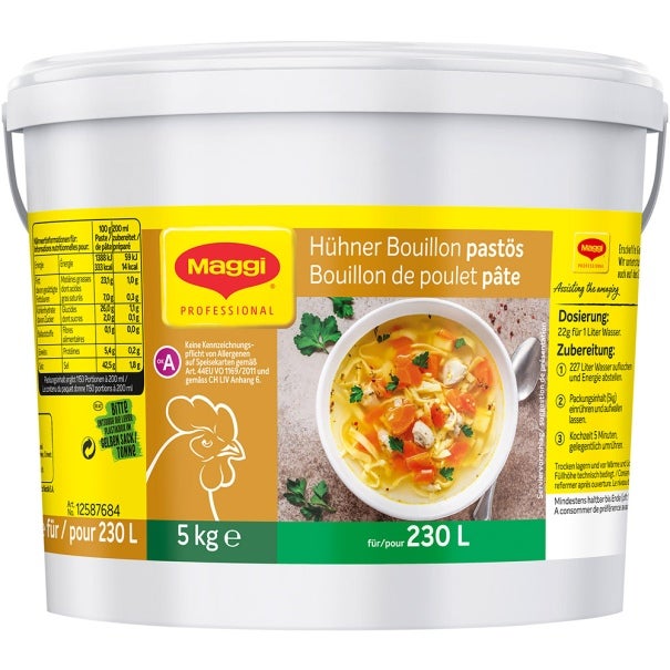 MAGGI_Hühner Bouillon pastös 5kg Packung 