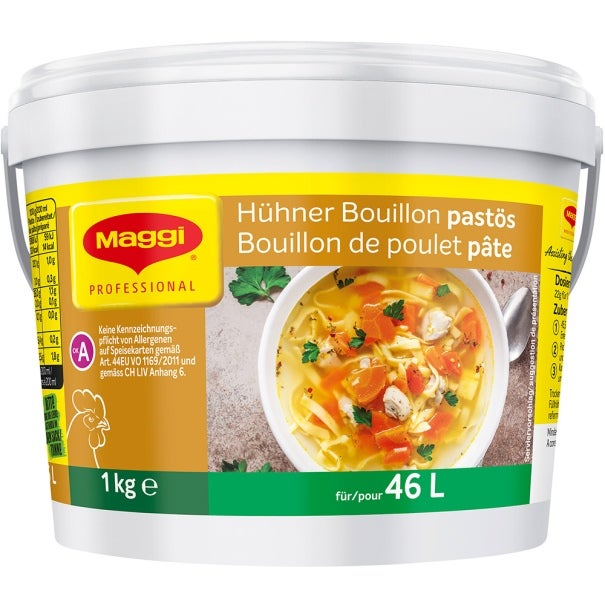 MAGGI Hühner Bouillon pastös 1 kg Packung