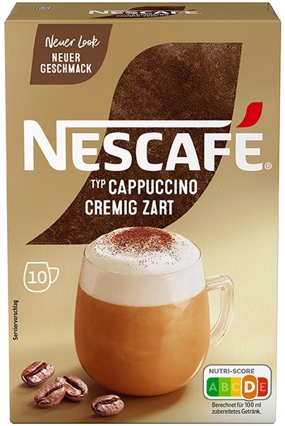 Nescafe Capuccino Sticks Vorderseite