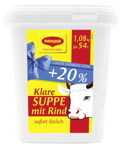 MAGGI Klare Suppe Mit Rind +20%