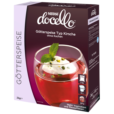 DOCELLO Götterspeise Typ Kirsche