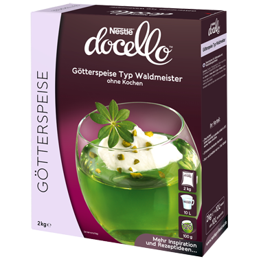 DOCELLO Götterspeise Typ Waldmeister