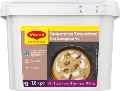 Maggi Champignonsuppe Vorne