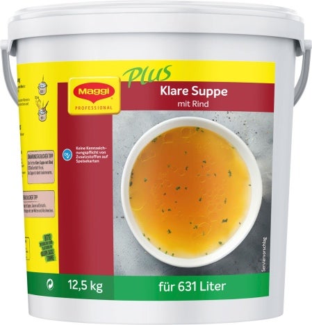 MAGGI Plus Klare Suppe mit Rind 12,5kg