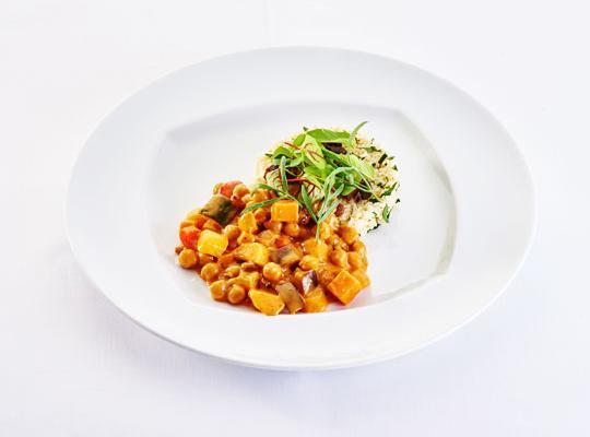 Bulgur mit Gemüsecurry