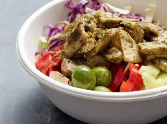 Veganer Protein- Salat