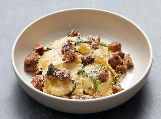 Garden Gourmet - Gemüseravioli mit veganen Hackbällchen, Salbei und fermentiertem Pfeffer