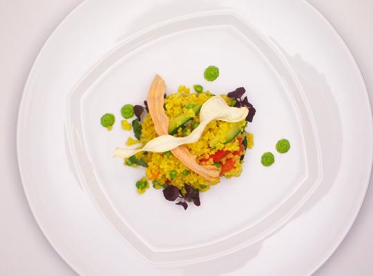 Vegane Graupen Paella