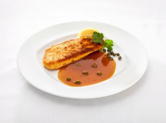 Schnitzel-Sauce mit Zitronen und Kapern (Wiener Art)