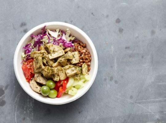 Veganer Protein- Salat