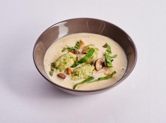 Rahmsuppe von Waldpilzen